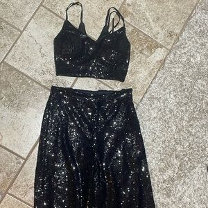 Lulus Sequin 2 Piece Set